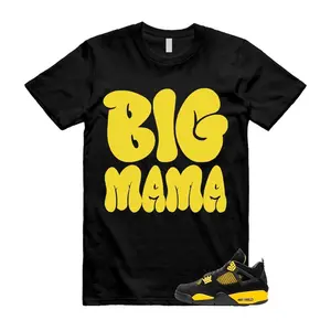 4 Thunder Tour Yellow Black T Shirt Match BIG MAMA