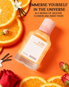 IKEDA Luxury Eau de Parfum B001 3.4 fl oz 100ml Long Lasting 6 Hours Unisex Fragrance for Everyday Wear Travel Leak-Proof Gift Citrus Woody Musk Floral Chypre Scent long lasting perfume