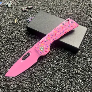 Outdoor Folding Knife, High Hardness EDC Tool for Camping, Hiking & Daily Carry. Durable, lightweight, secure lock design with anti-rust sharp blade. Ideal for outdoor activities and everyday use. Trending must-have portable gear for outdoor enthusiasts