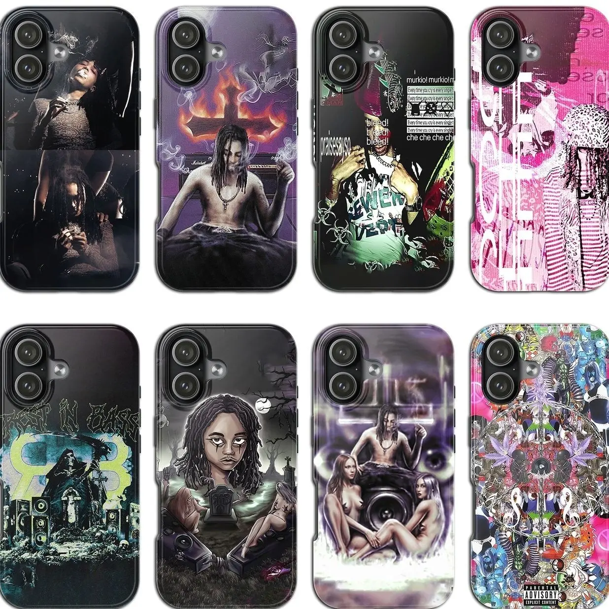 Che Underground Aesthetic Phonecase Pack For iPhone 17 16 15 14 13 12 11 X Xs and Samsung S25 S24 S23 S22 S21 A,new fashion trend design