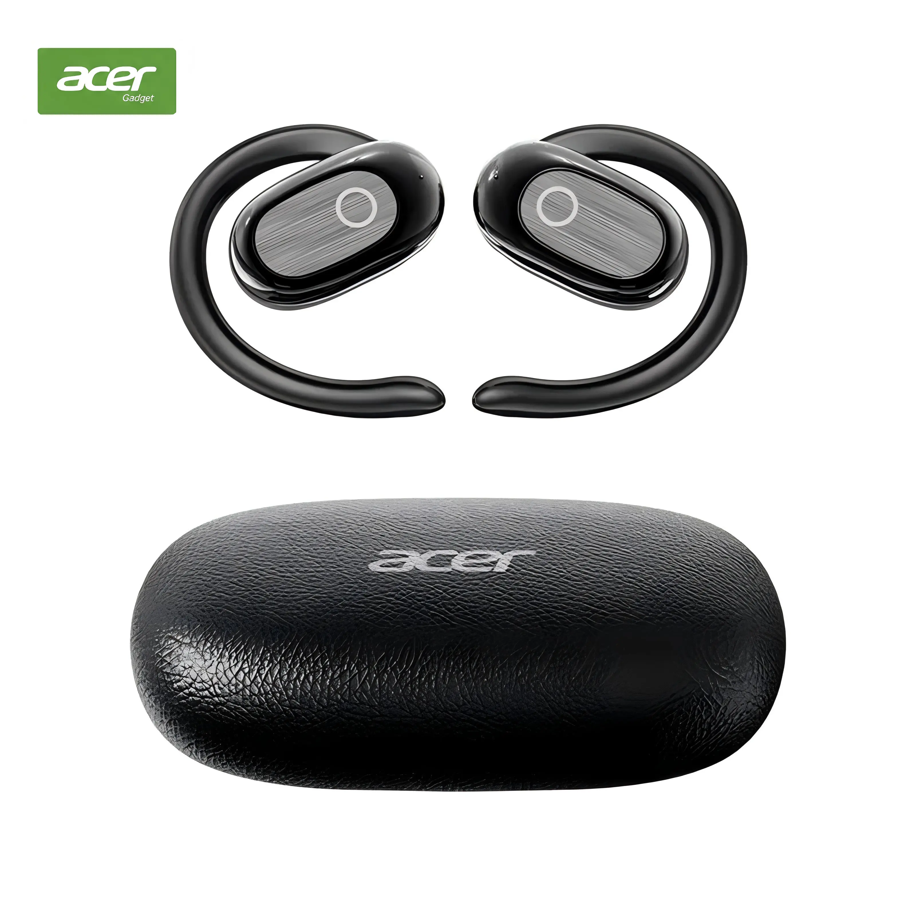 Acer OHR553 Open Ear Wireless Earbuds, Adjustable Ear Hooks, Bluetooth 6.0 With Spatial Surround Sound, Crisp Clear Audio, LED Power Display, Long Standby, Touch Control, Type-C Fast Charging for Sports & Daily Use
