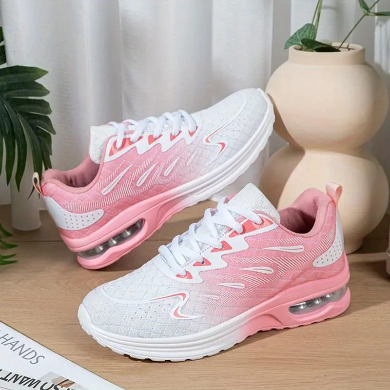Women's orthopedic sneakers, stylish walking shoes, lightweight casual shoes, air running shoes, non-slip breathable tennis shoes, mesh air cushion sneakers, workout snfoot support