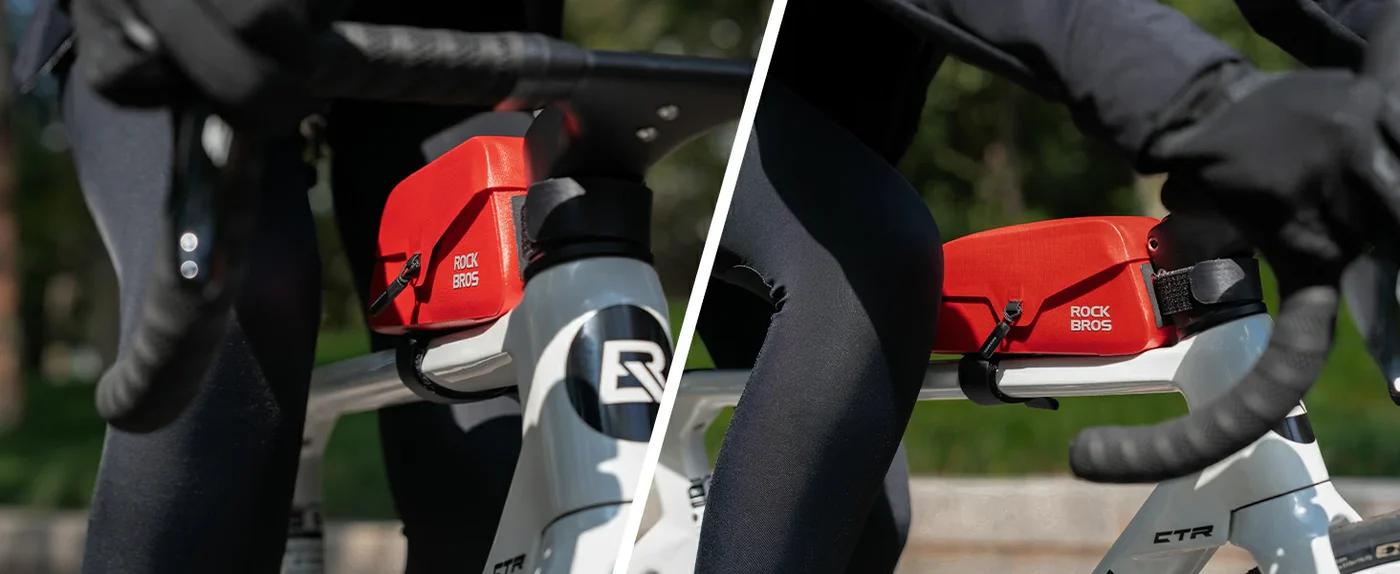 ROCKBROS Magnetic 100% Waterproof Bike Top Tube Frame Bag 0.6L/0.9L