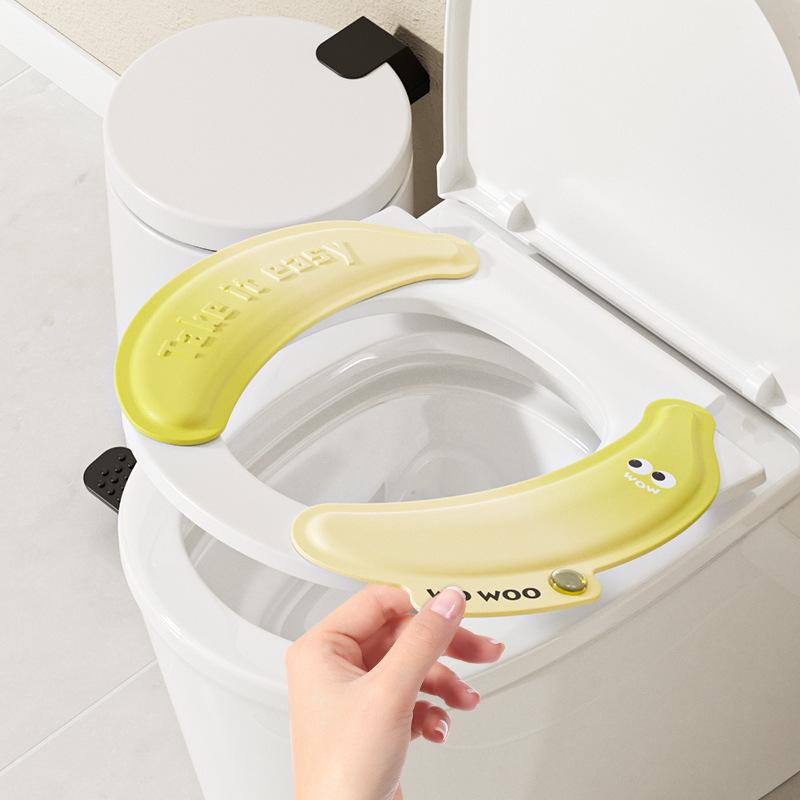 Banana-Shaped EVA Aromatherapy Toilet Seat Pad, Comfort & Fragrance in One-YY