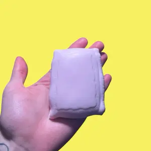 Strawberry Pie Puff Squishy, Scented Sticky Squishy, Slow Rising Stress Relief Fidget Toy, Sugar Puff Foam Decompression Squeeze Toy