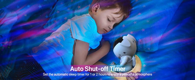 Rossetta Astronaut Galaxy Projector,Space Projector with Cozy Lighting for Bedroom,Star Projector lamp with Timer and Remote,Kids Adults Room Decor