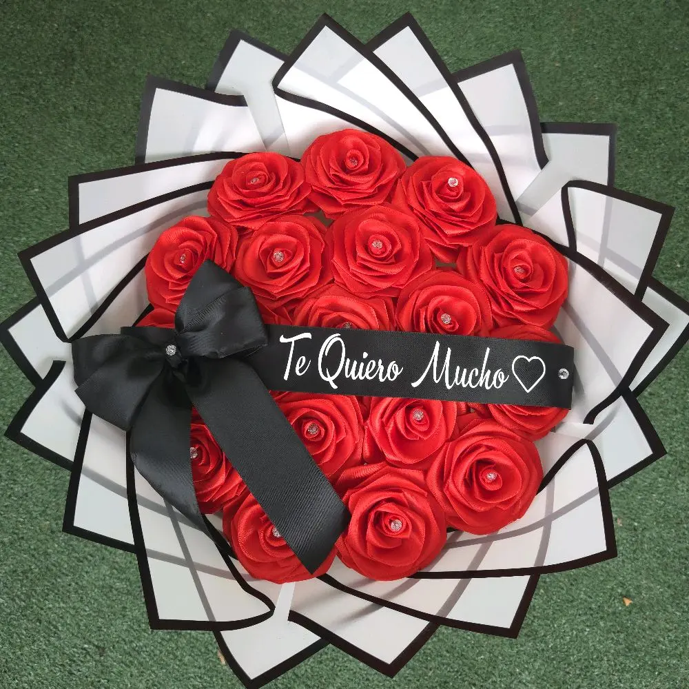 Rosas eternas (Te quiero mucho) flowers areglo regalo decor decoration room arrangement eternal rose bouquet Decorative