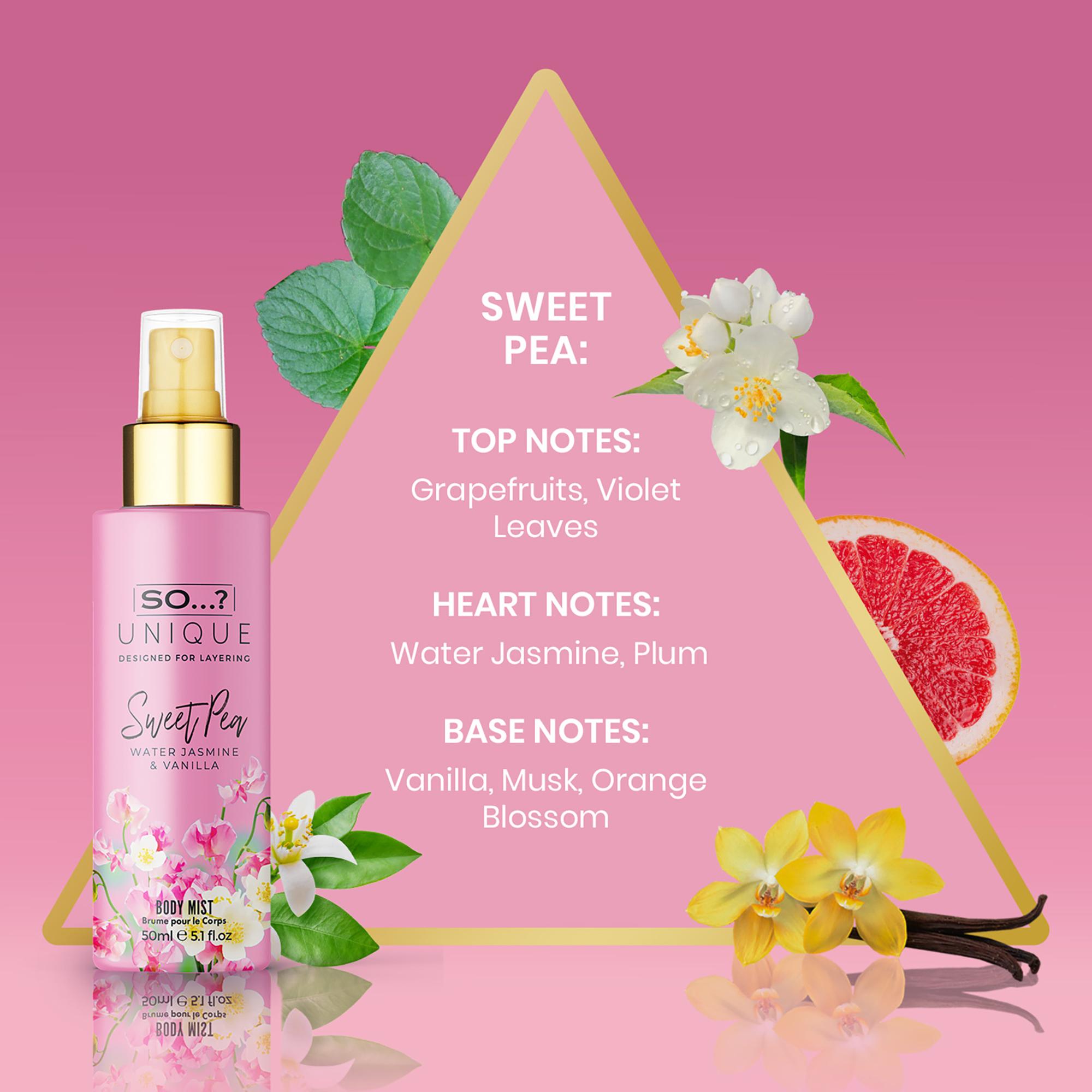 SO...? Unique 4PCS Body Mist Set - Vegan Cruelty-Free Perfumes for Women - Vanilla Candy, Sweet Pea, Truffle Cream, Cashmere - 650 to 1000 Sprays - Long Lasting Eau de Parfum Gift Set Long-Lasting Women's Floral-Fruity Perfume Set SO...? Unique 4PCS Body Mist Set - Vegan Cruelty-Free Perfumes for Women - Vanilla Candy, Sweet Pea, Truffle Cream, Cashmere - 650 to 1000 Sprays - Long Lasting Eau de Parfum Gift Set Long-Lasting Women's Floral-Fruity Perfume Set