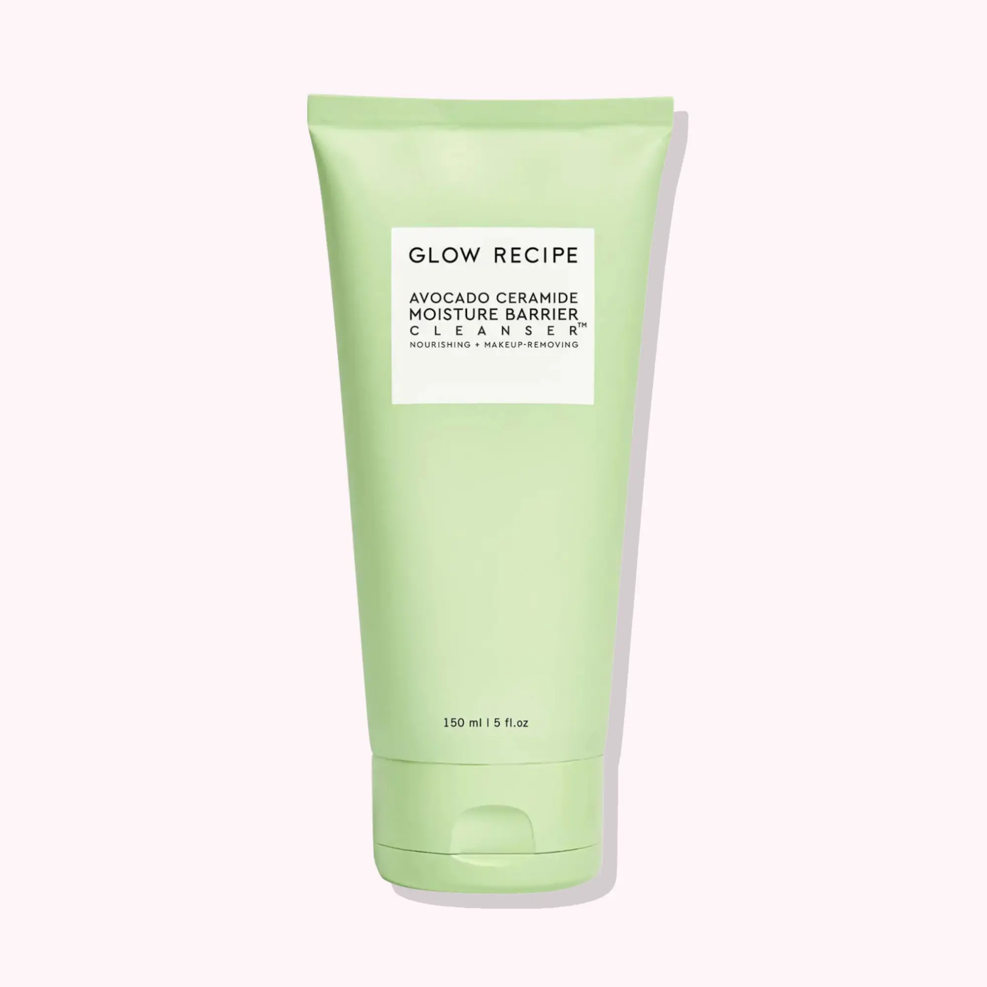 Glow Recipe Avocado Ceramide Moisture Barrier Facial Cleanser - Vegan, Cruelty-Free, Gentle Nourishing, Barrier Support for Adults' Acne-Prone, Dry Skin & Redness Relief with Colloidal Oatmeal, Hyaluronic Acid, 150ml