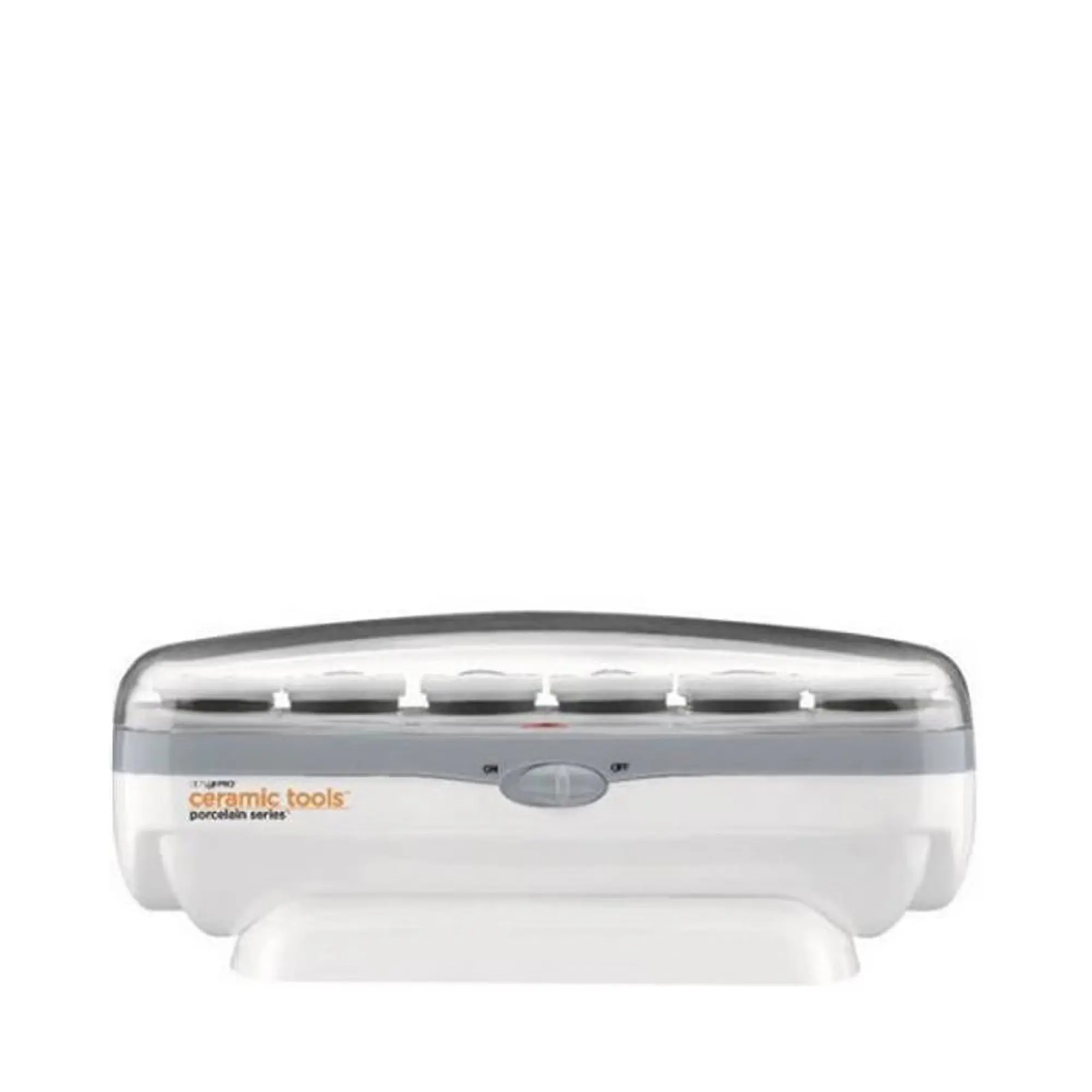CONAIRPRO Porcelain Ceramic Volumizing Hot Rollers Hairsetter, 12-Roller Set with 1.5" Jumbo Size & 1.25" Large Barrels, Wire Clips, Even Heat, Glossy Curls & Root Lift Boost Hair Styling Tool