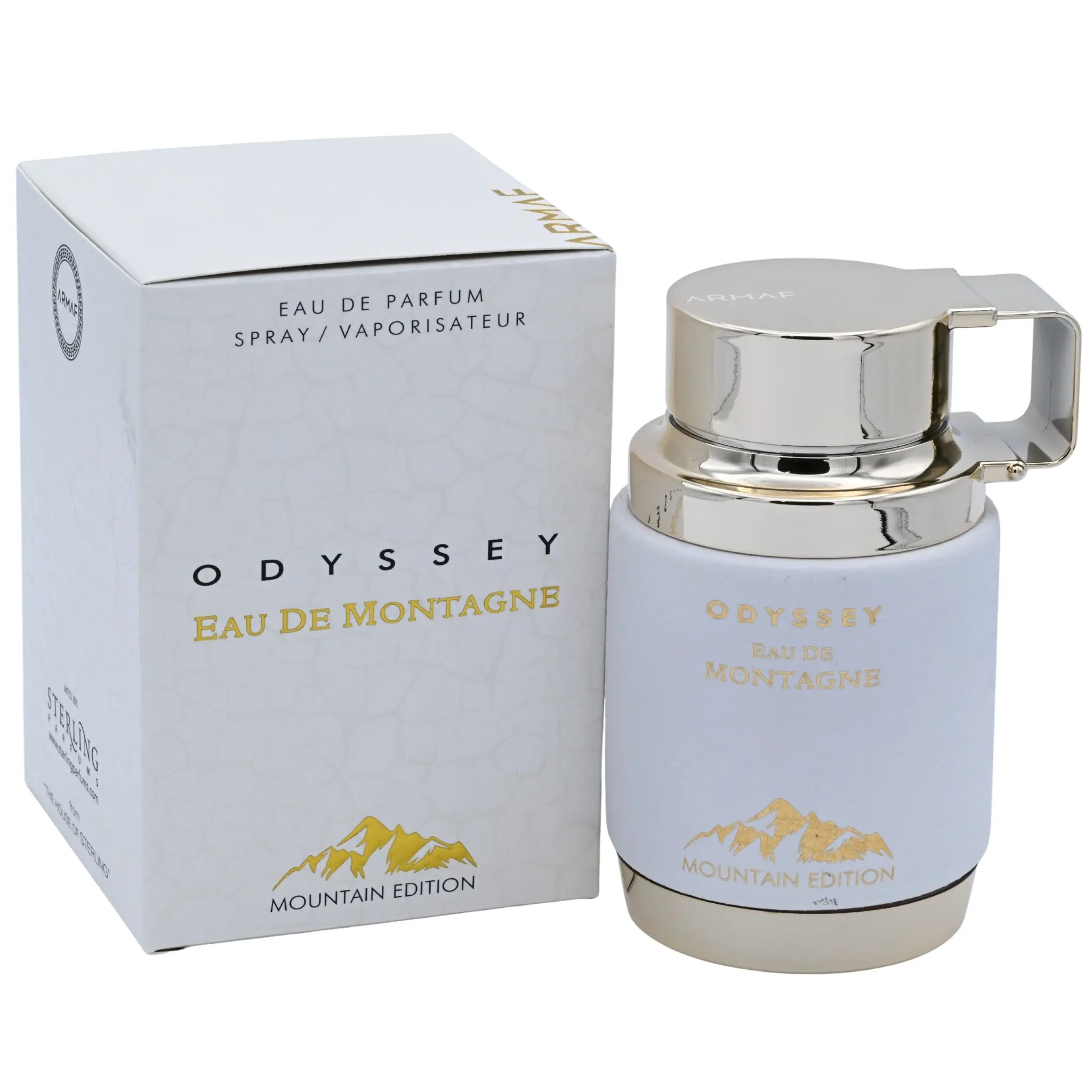 Men's Odyssey Eau De Montagne EDP Scented Fragrance Spray Perfume - Long-Lasting, Versatile, Confidently Earthy Fresh, 3.4 fl oz Bottle New in Retail Box