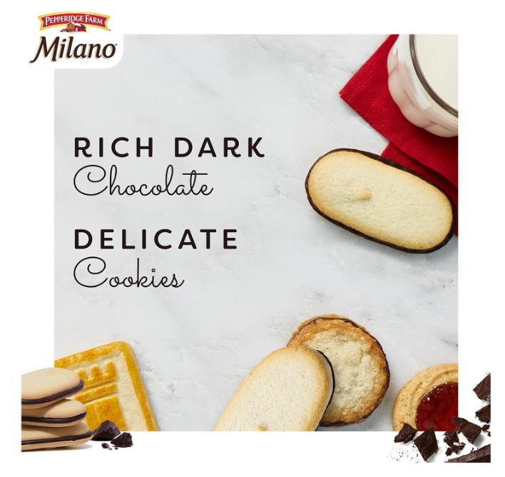 Milano Cookies, Dark Chocolate, 20 Packs, 2 Cookies per Pack