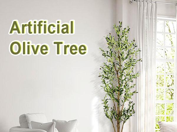 7 FT/6FT/5FT Artificial Olive Tree - Lifelike Faux Silk Olive Plant with Olive Leaves, Ideal for Home (Living Room, Bedroom, Balcony Corner), Office, and Garden Decor. 7 FT/6FT/5FT Artificial Olive Tree - Lifelike Faux Silk Olive Plant with Olive Leaves, Ideal for Home (Living Room, Bedroom, Balcony Corner), Office, and Garden Decor.