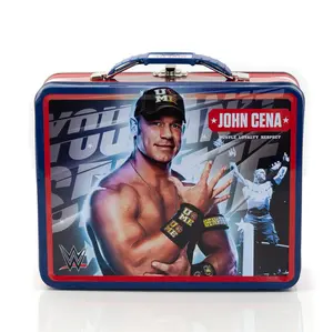 WWE Tin Lunch Box Featuring Superstar Wrestler John Cena