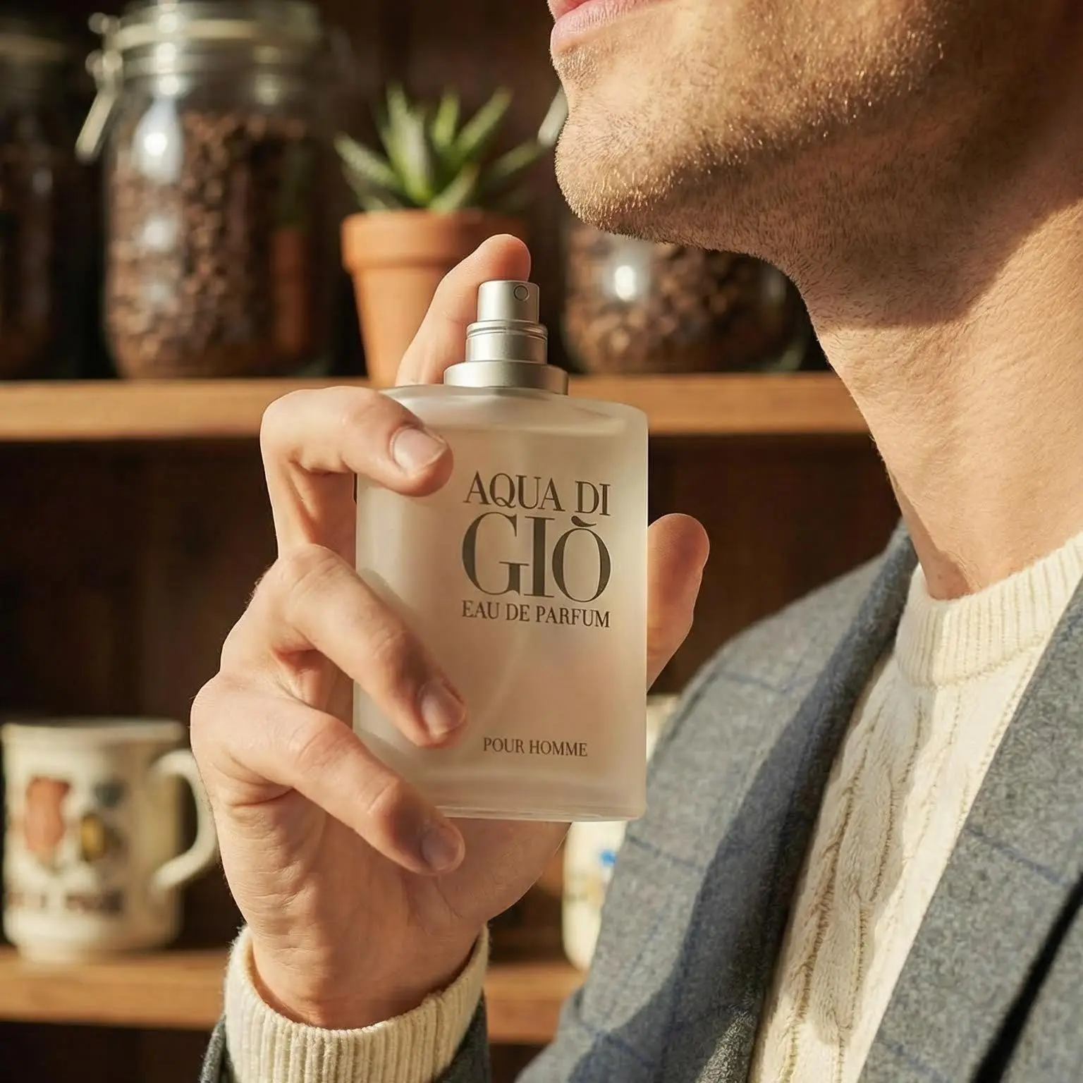 Men's Perfume 100ML Eau De Parfum, Eau De Parfums, Citrus Ocean Scent, Aquatic Fragrance, Long Lasting Fragrance, Ideal for Office, Travel & Gifts, No Flammable Aerosol