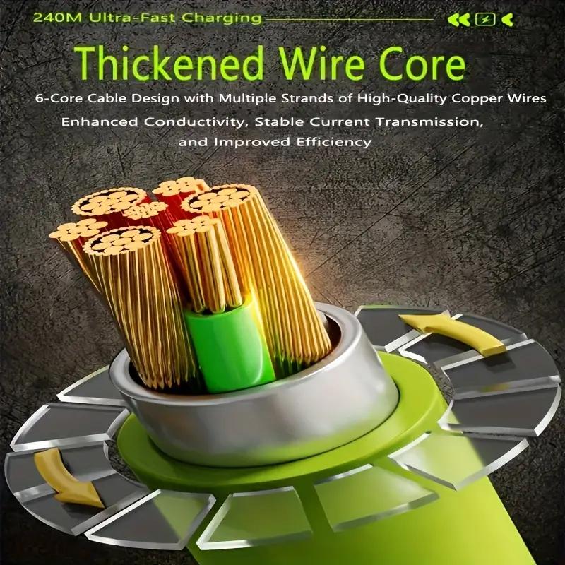 Buy 1 Get 1 Free 240W Fast Charging Cable Mobile Data Cable Smart Quick Charge High-Power Compatible with Apple Type-C Charging for Smartphone & Cellphone summervibes Electronic Device Charger,summerwins Buy 1 Get 1 Free 240W Fast Charging Cable Mobile Data Cable Smart Quick Charge High-Power Compatible with Apple Type-C Charging for Smartphone & Cellphone summervibes Electronic Device Charger,summerwins