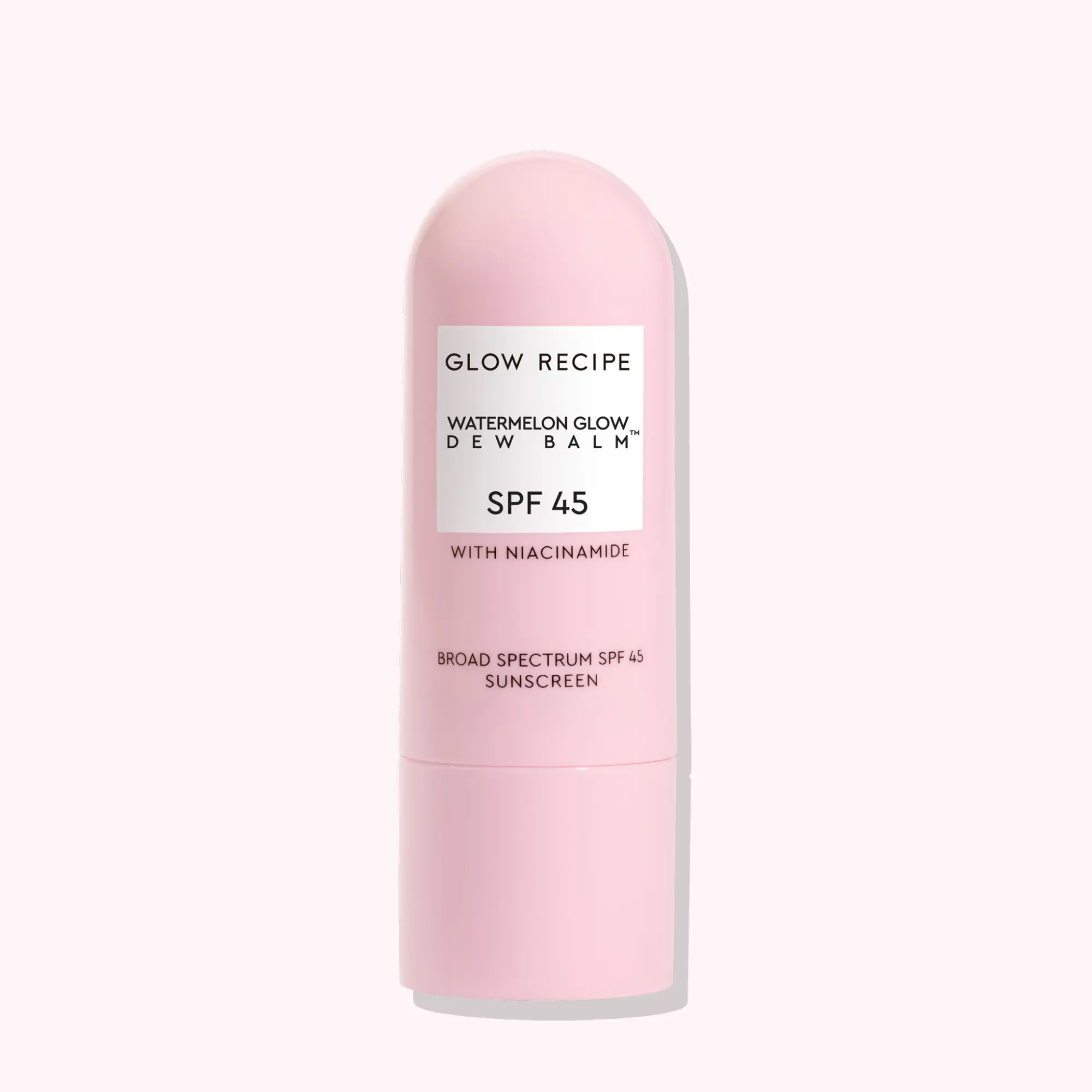 Glow Recipe Watermelon Glow Niacinamide Dew Balm SPF 45 Korean Daily Facial Sunscreen Stick - Fragrance-Free, Infused with Hyaluronic Acid, Squalane for Hydrating, Brightening Selfcare Glowup & Refreshed Look, Refreshedlook, Aesthetic Glow
