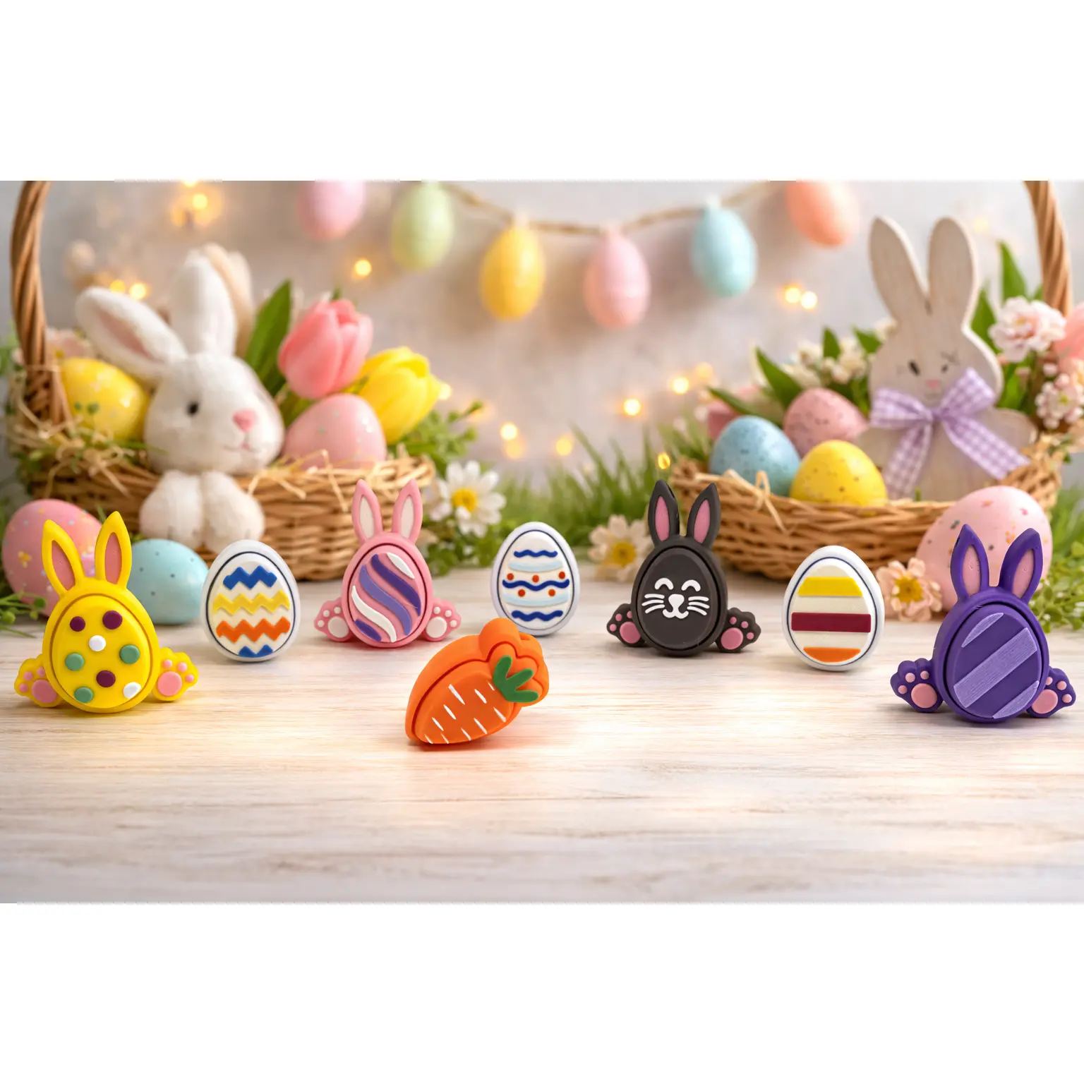 Easter Essentials Fidget Clickers Multi-Pack – Crack Open the Fun! 🐣🥚