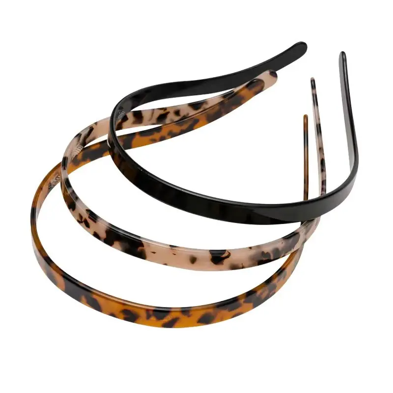 Women's Curved Sunglasses Headband - Flex, No-Pressure Fashion Acetate Chic Hair Accessory for Gifts (Amber)