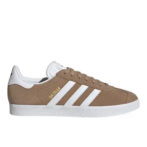 adidas Mens Gazelle Lace Up Sneakers Shoes Casual - Brown