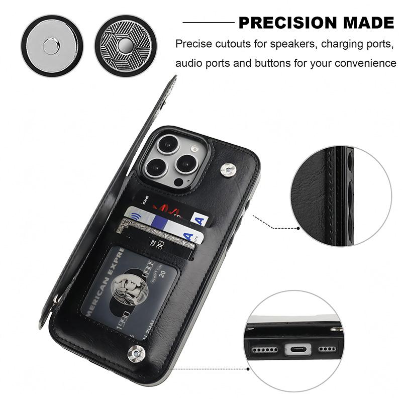 Halloween cute ghost Aesthetic Design Pattern Casing For iphone 16 15 14 13 12 Plus Pro Max Flaunt Mobile Phone Case TPU Pu Leather Card Holder Drop Protection Shockproof Protector Vintage unique Fashion Trend Anti-scratch Stylish Smartphone Cover