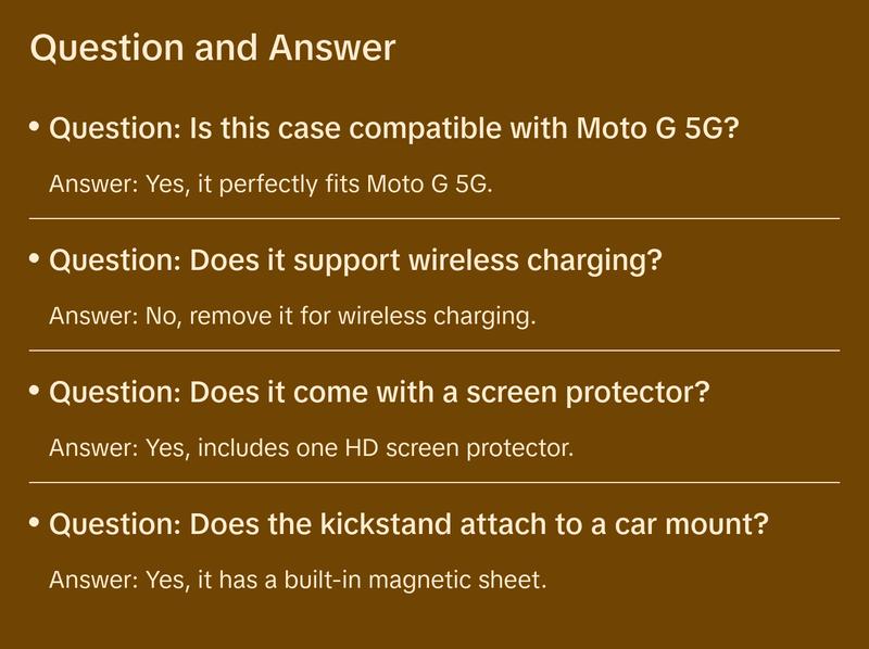 Moto G 5G 2025 Case with HD Screen Protector & Slide Camera Cover & Kickstand, [Military-Grade] Phone Case (Red, for Moto G 5G 2025) Metal Smartphone