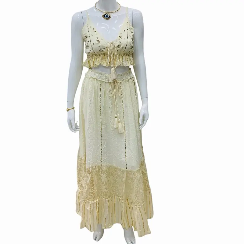 Florence Sand Color Two-Piece Set