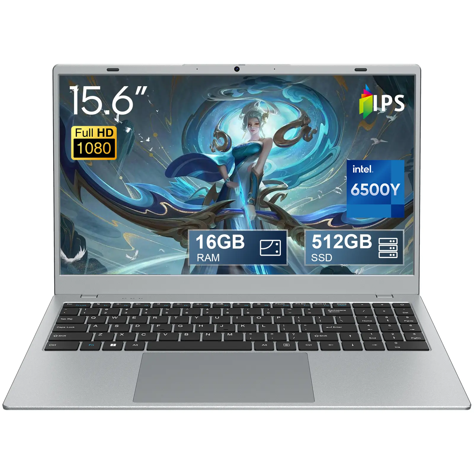 15.6 Inch Portable Laptop Computer Intel Pentium Gold 6500Y Dual-Core ...