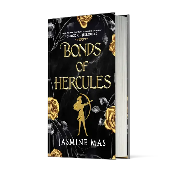 Bonds of Hercules Standard Edition (Villains of Lore, 2) by Jasmine Mas [Hardback Book] A Dark Romantasy Enemies to Lovers Spicy Romance Novel Inspired by Greek Mythology