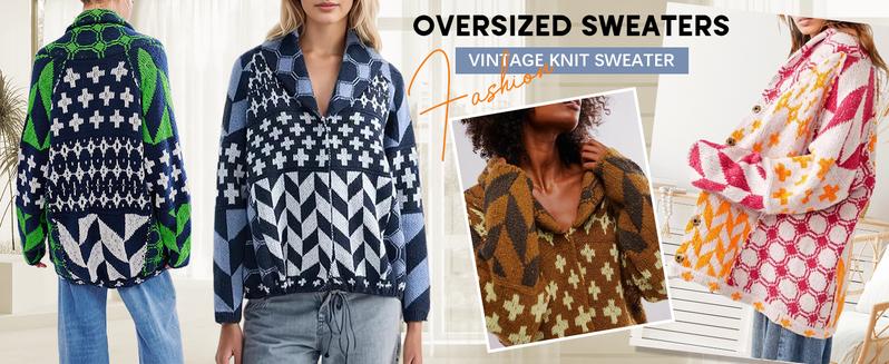 UANEO Womens Cardigan Sweaters  Button Down Shawl Collar Oversized Sweater Coats Y2k Print Cardigans Fall Fashion #TikTokShopBlackFriday