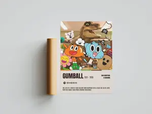 [SALE OFF UP TO 50%] The Amazing World of Gumball Poster Printable (No Frame)