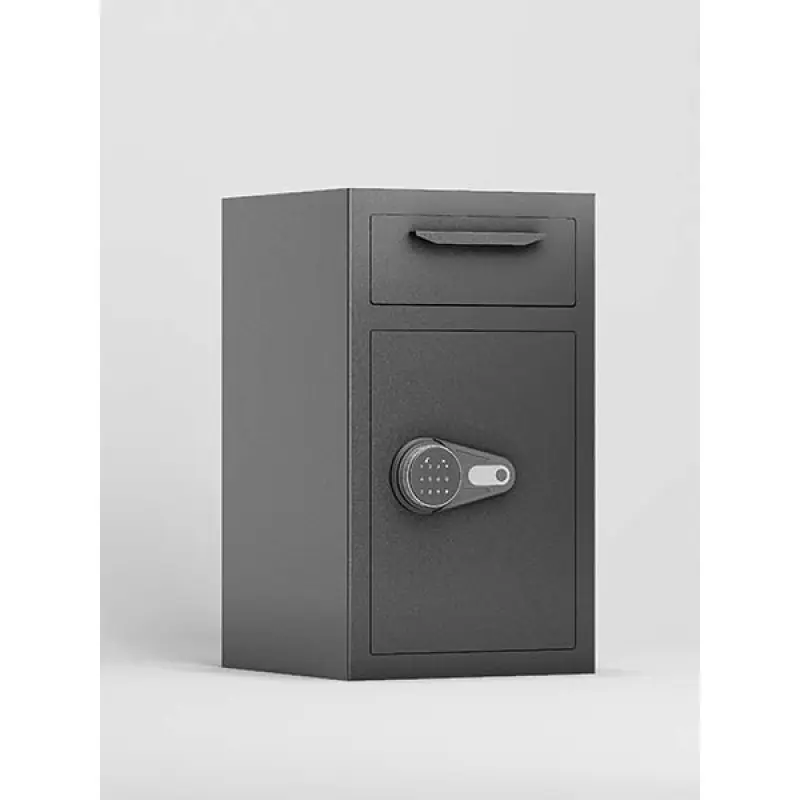 Depository Drop Safe, Front Drop Slot Lock Box with Digital Combination and Anti-Fishing, Silent Deposit Safe Box, Security Money Safe for Cash Slips Expense Business Office Home(High end and high-quality)