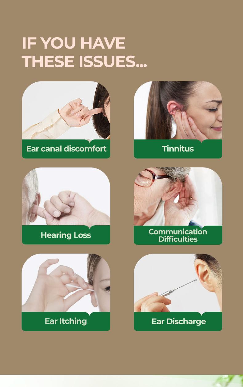Kreain Nature 6 Meniere's Syndrome Ear Care – Contains Magnolia Biondii Bud & Carthamus Tinctorius Flower Extract to Relieve Tinnitus & Hearing Loss