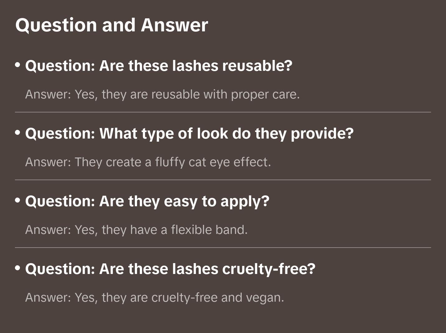 Mink Lashes Fluffy False Eyelashes 7 pairs