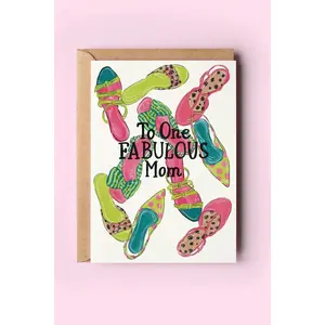 One Fabulous Mom Greeting Card