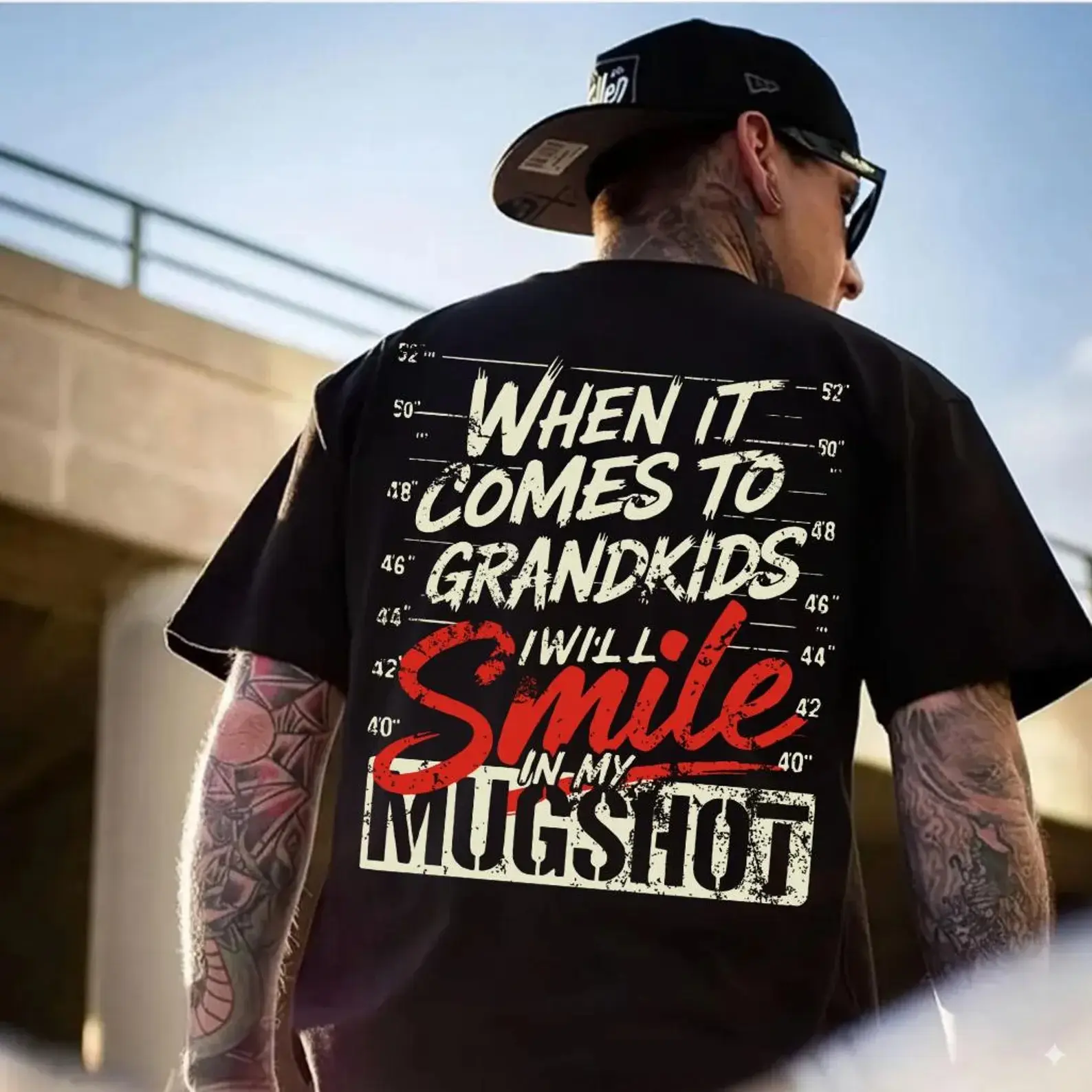 T-shirt-Black-（Grandkids）