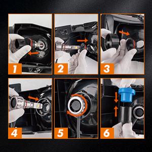 1992 Ford Ranger 9004/HB1 70W 6500K White IP67 LED Headlight Bulbs 2PCS SEALIGHT S6 1992 Ford Ranger 9004/HB1 70W 6500K White IP67 LED Headlight Bulbs 2PCS SEALIGHT S6