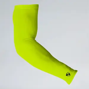 Soul of Adventure Neon Lime Small Shield Arm Sleeve for Sun Protection and Outdoor Performance