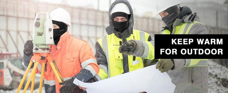 ROCKBROS Cold Weather Balaclava Ski Mask for Men Windproof Thermal Winter Scarf Mask Women Neck Warmer Hood for Cycling,Skiing,Running,Hiking