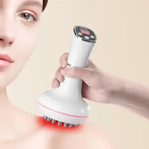 Rechargeable Electric Massager – 3000mAh Full Body Muscle Relaxer Device with USB Charging, Pearl White Handle, for Abdomen, Legs, Back & Shoulders, Great Gift for Parents