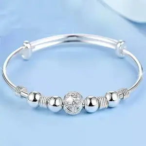 【Freeship】Bracelet Accesories No Tarnish Fashion Real S925 Plated Silver No Tarnish