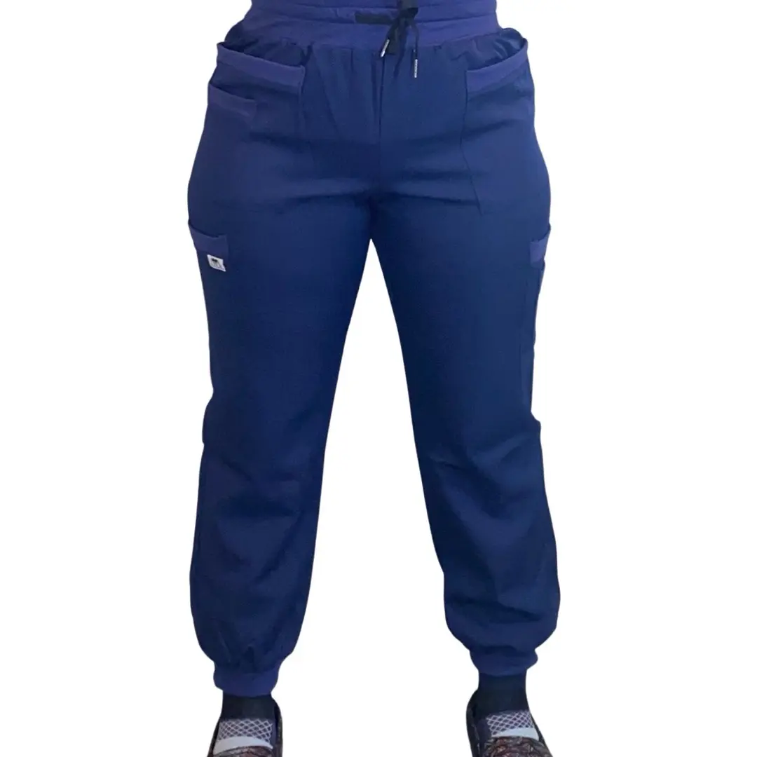 Ameik Amour’s ‘Valiant’ Scrub Joggers Women Cute Scrubs Affordable Hospital Uniforms Stretch Clothing Comfortable Jogger Uniforms Womenswear Workwear Stylish Work Uniforms Nurse Scrub Set Healthcare Workers Curvy Drawstring Elastic Adjustable Stretchy