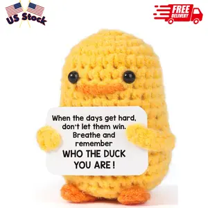 Easter Basket Stuffers Egg Fillers, Funny Gag Crochet Duck