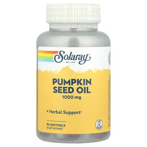 Solaray Pumpkin Seed Oil, 1,000 mg, 90 Softgels
