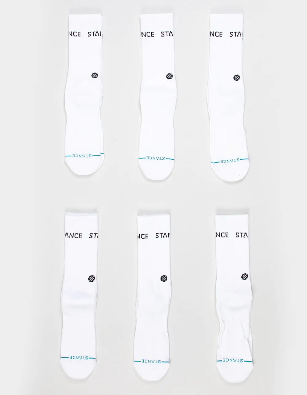 STANCE Origin 6 Pack Mens Crew Socks