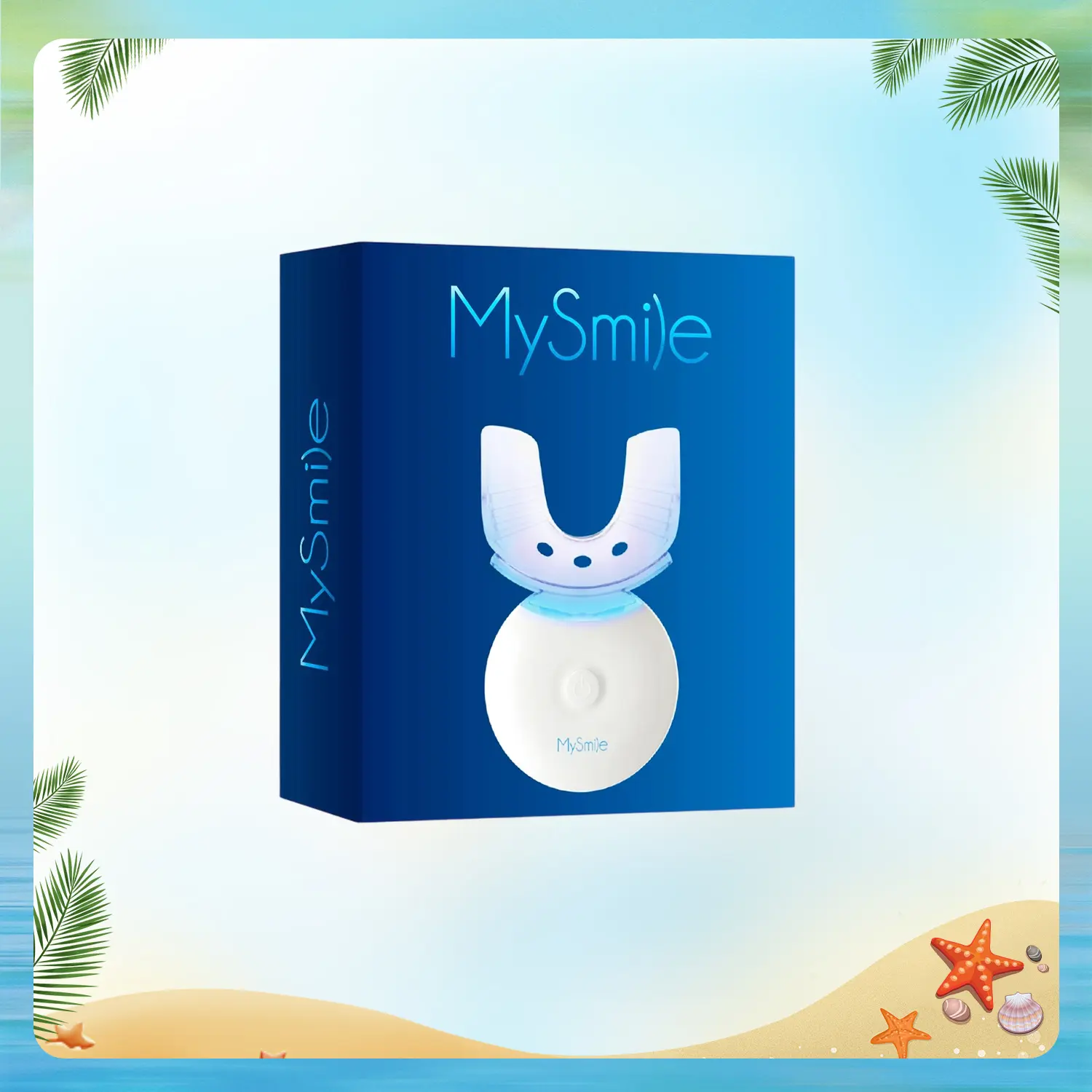 MySmile Replacement LED Light for 5x Teeth Whitening System - Lightweight Battery-Operated Oral Brightening Tool with Batteries, Teeth Whitener, LED Device for At-Home Whitening for Busy Routines, Daily Care, On-The-Go Use