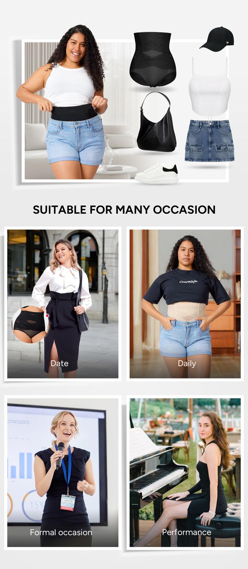 [MAX] Nebility Women's Mesh Breathable Shapewear Underwear Shorts, Black Shorts Comfort Basic Sexy Minimalist Compression Womenswear Highwaist Girdle Abdominal Binder Tummy Control Shaping Tummy Control Shapers