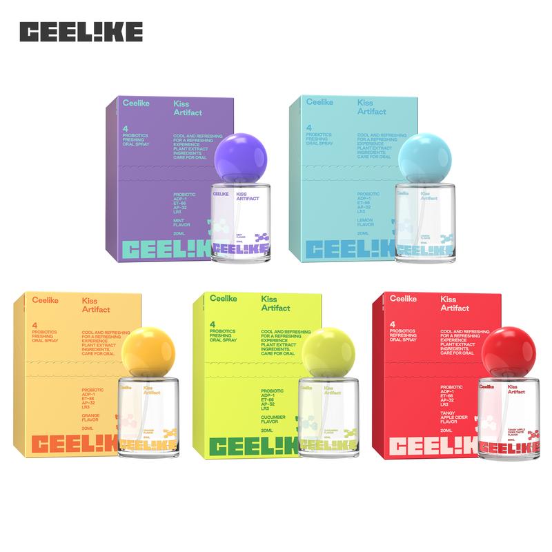 CEELIKE Probiotic Oral Spray | Four Flavors Available | 20ml for Long-Lasting Freshness & Oral Care | Sugar-Free & Portable Breath Freshener