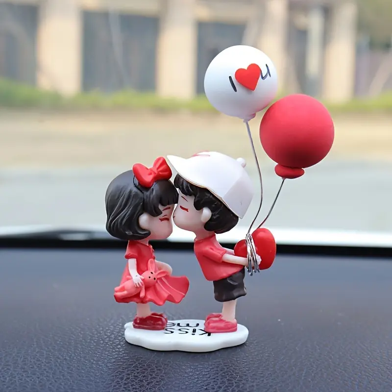 1pc Cute couple decorations for cars, car decorations, Car Interior Decorative, kissing couple dolls, Car Ornament, Car Interior Ornaments