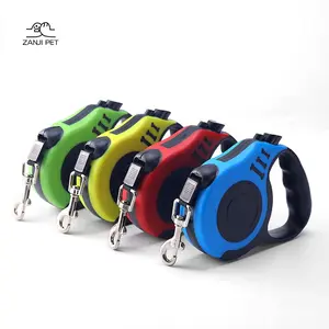 Pet Leash/Lead: Bone Pattern Automatic Retractable Leash, 3-meter and 5-meter series.